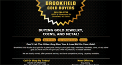 Desktop Screenshot of brookfieldgoldbuyers.com